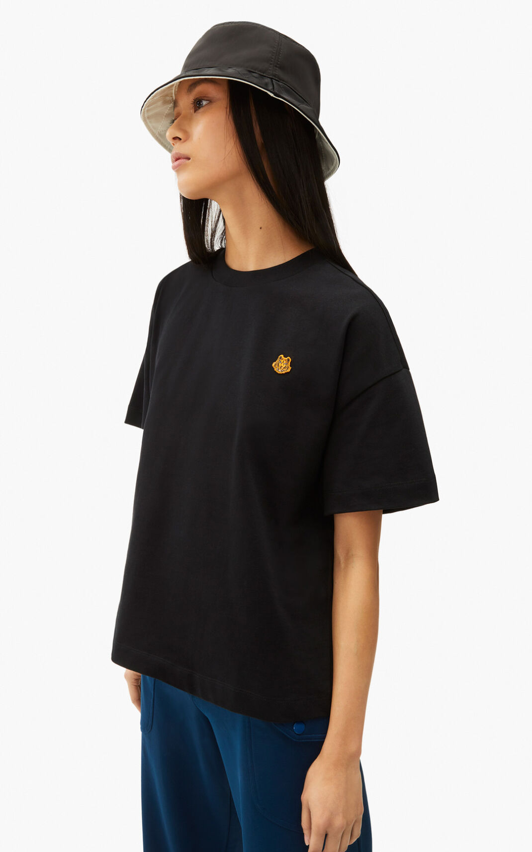 Kenzo Tiger Crest boxy T Shirt Dam | 40368-YCLH